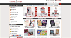 Desktop Screenshot of candlesandfavors.com